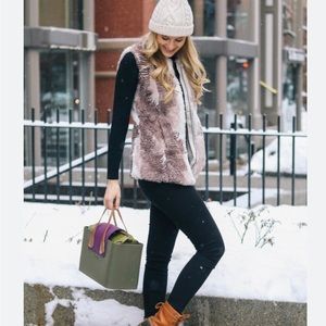 Cabi Faux Fur Aspen Vest